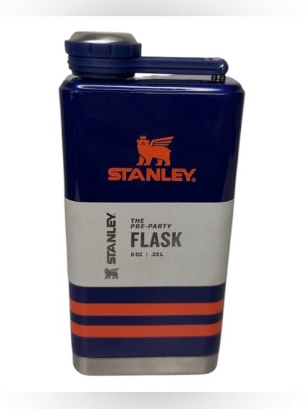 Stanley Navy and Orange Pre-Party Flask